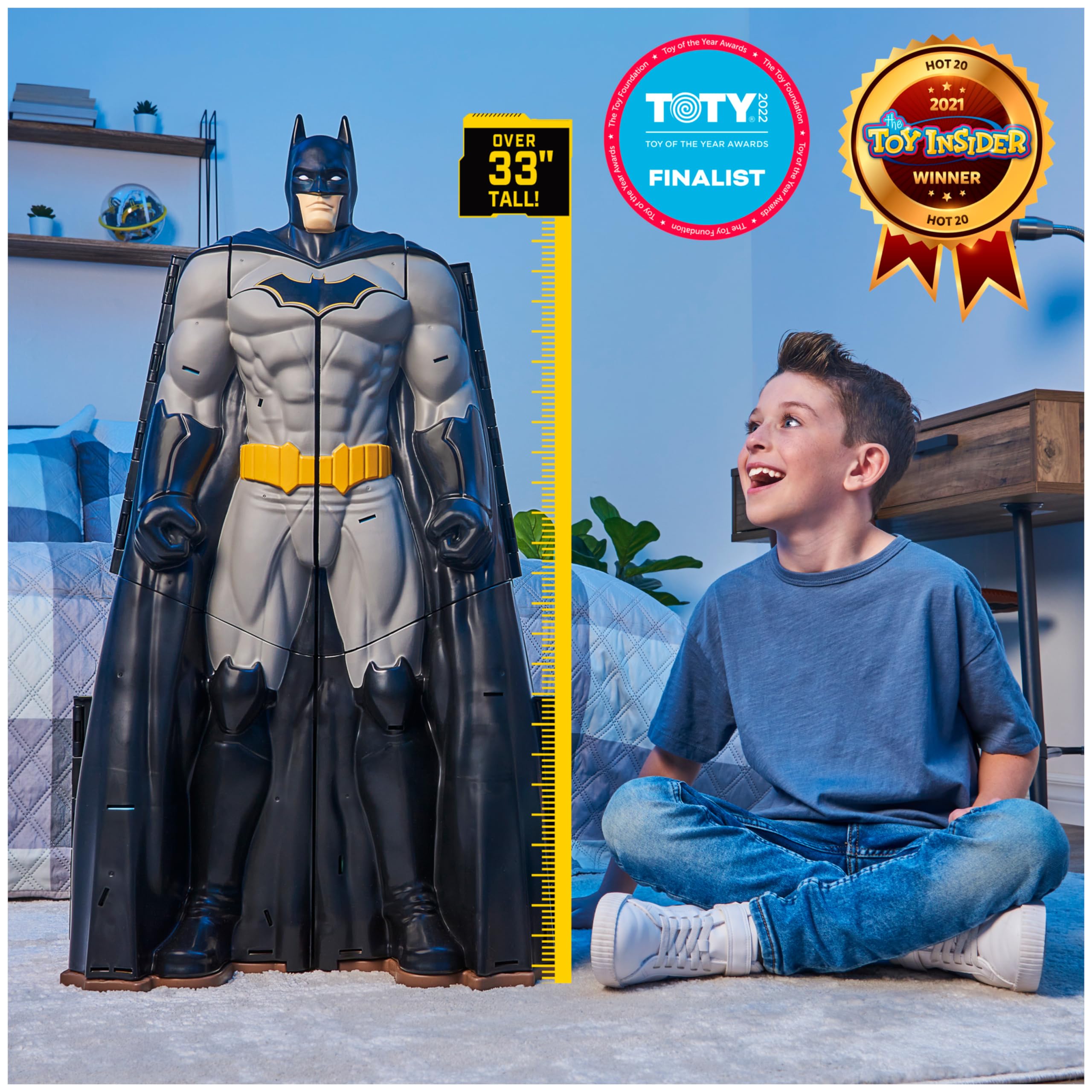 Batman, Bat-Tech Batcave, Giant Transforming Playset with